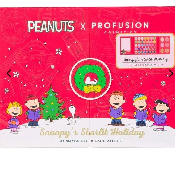 Profusion X Pranuts Snoopy's Starlit Holiday 41 Shade Eye & Face Palette - Picture 4 of 9
